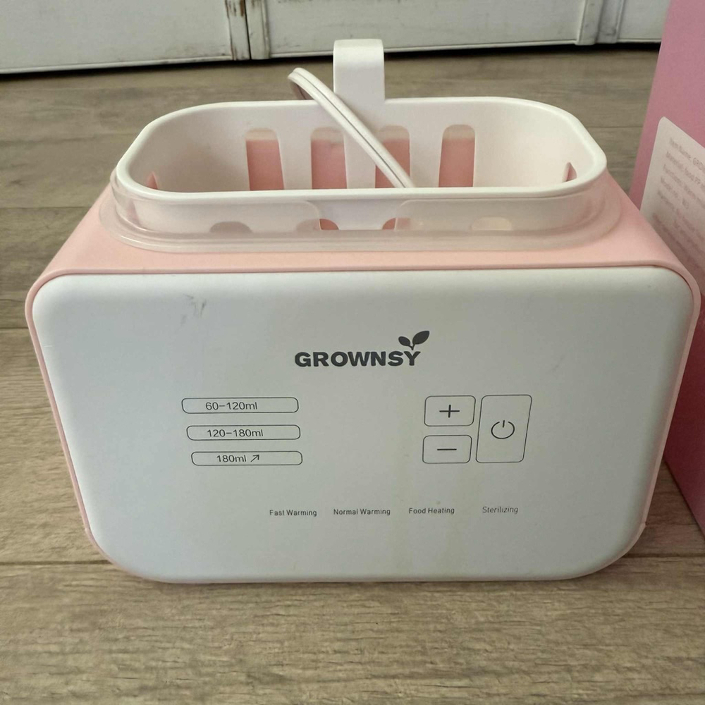 Grownsy Baby Bottle Warmer Sterilizer - Pink - One Size